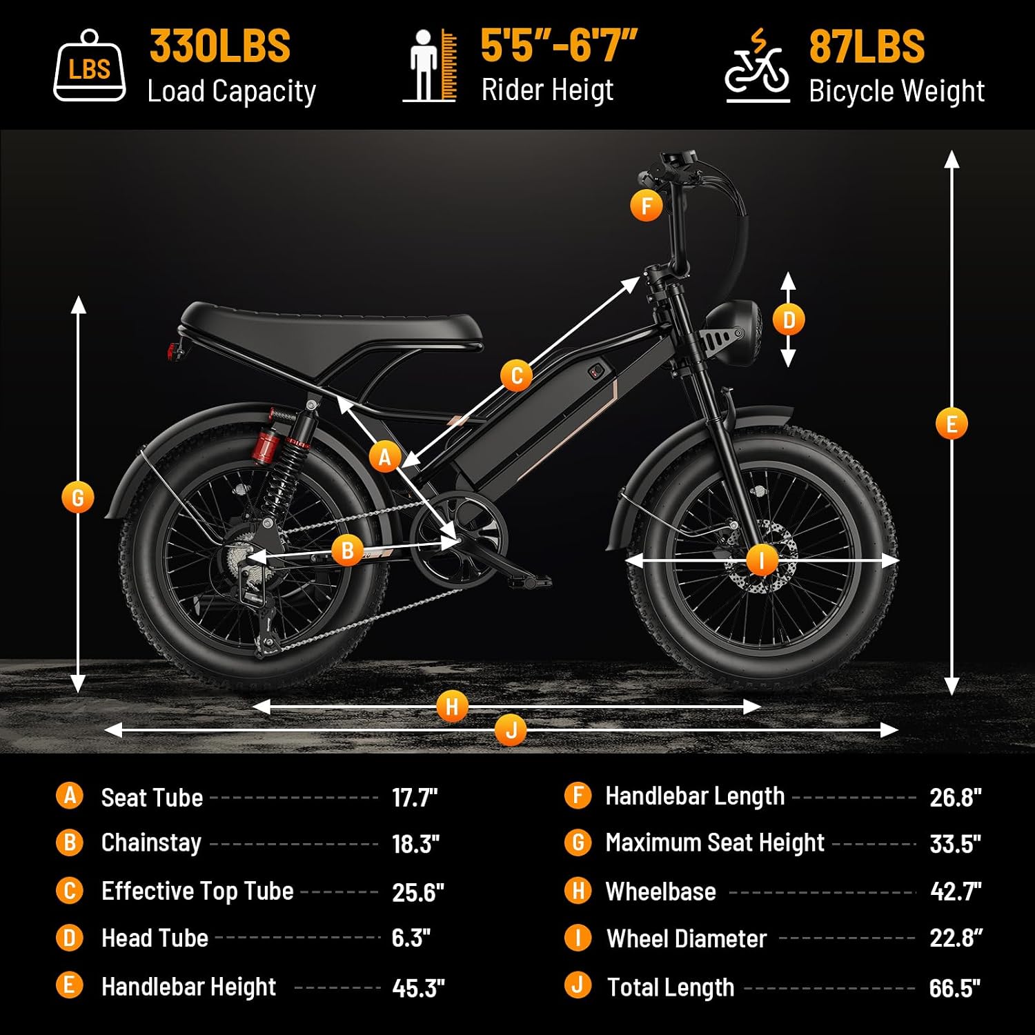Jasion 3000W Electric Bike for Adults,Electric Dirt Ebike 80 Miles Range,Moped Style E Bike 32 MPH,20'*4 Fat Tire Off Road Bike with Cruise Control,Dual Suspension E Motorcycle,with Footrest