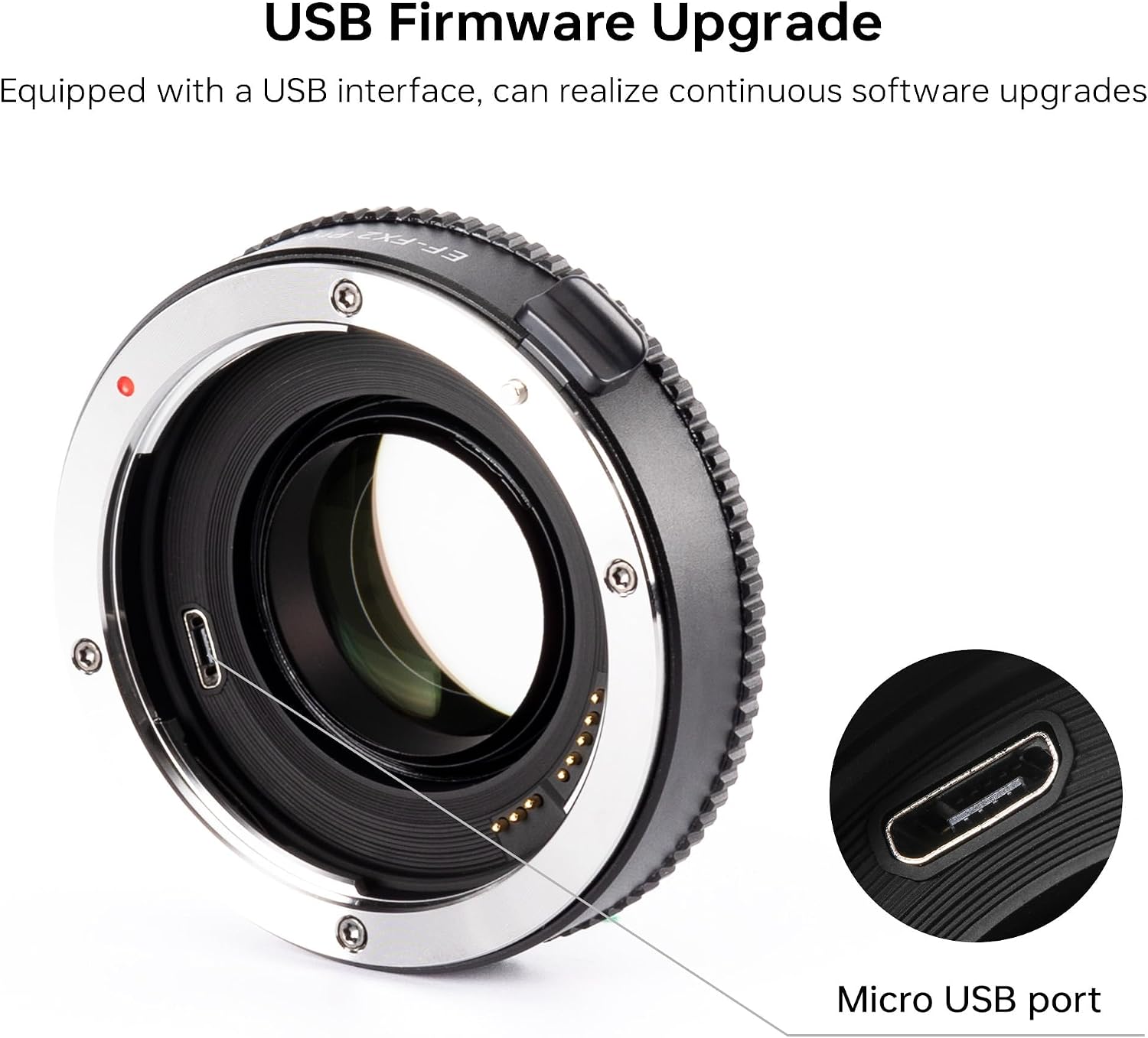 VILTROX EF-FX2 Pro Auto Focus Lens Adapter 0.71x Focal Reducer Speed Booster Adapter Compatible with Canon EF Mount Lens to Fuji X-Mount Camera X-T3 X-T2 X-T20 X-T10 X-T100 X-PRO 2 X-E3 X-A20