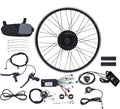 Electric Bike Conversion Kit 24'' Rear Wheel 36V 500W E-Bike Conversion Kit Dual Mode Controller 5 Speed Adjustable E-Bike Cycling Hub Conversion Kit, Black