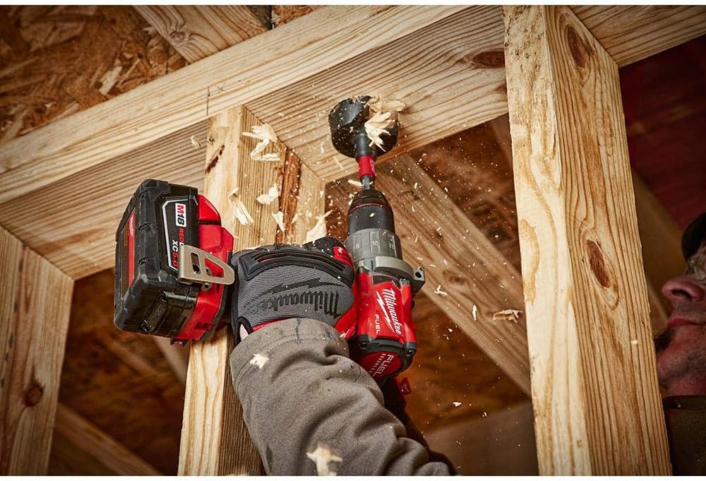 Milwaukee 2997-22PO M18 Fuel 18 Volt lithium-Ion Cordless Brushless Impacte Driver and Hammer Drill Combo Kit with Packout Case