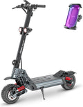 Hiboy Titan Series Electric Scooter, Up to 46–80 Miles Range, 1200W–2400W Motor, 25–31 MPH, 10' All-Terrain Tires, Dual Suspension, Electric Scooter for Adults with Phone Holder