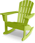POLYWOOD® Palm Coast Adirondack Rocking Chair, Lime