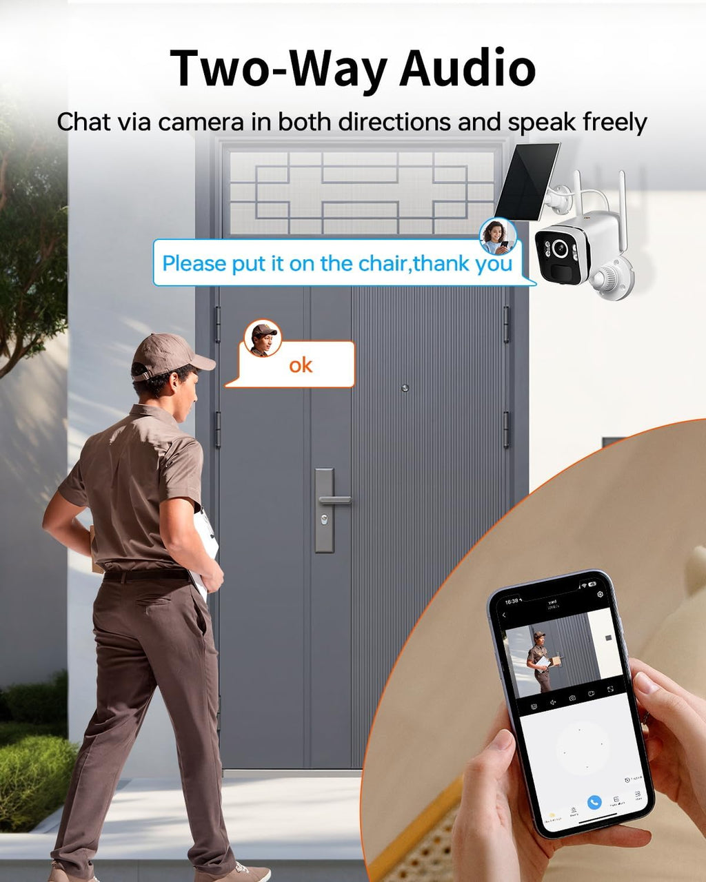 Solar Security Cameras Wireless Outdoor: 2.5K/4MP UHD Battery Solar Powered Home Security Wifi System with 10' LCD Monitor, 10CH NVR Color Night Vision Smart Motion Alert 2-Way Audio 64GB Storage