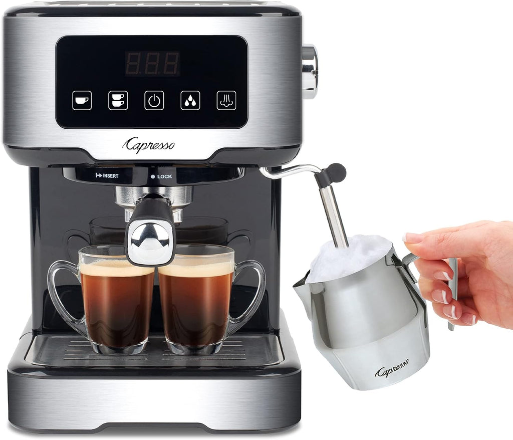 Capresso Café TS Touchscreen Espresso Machine, 50 ounces,Silver