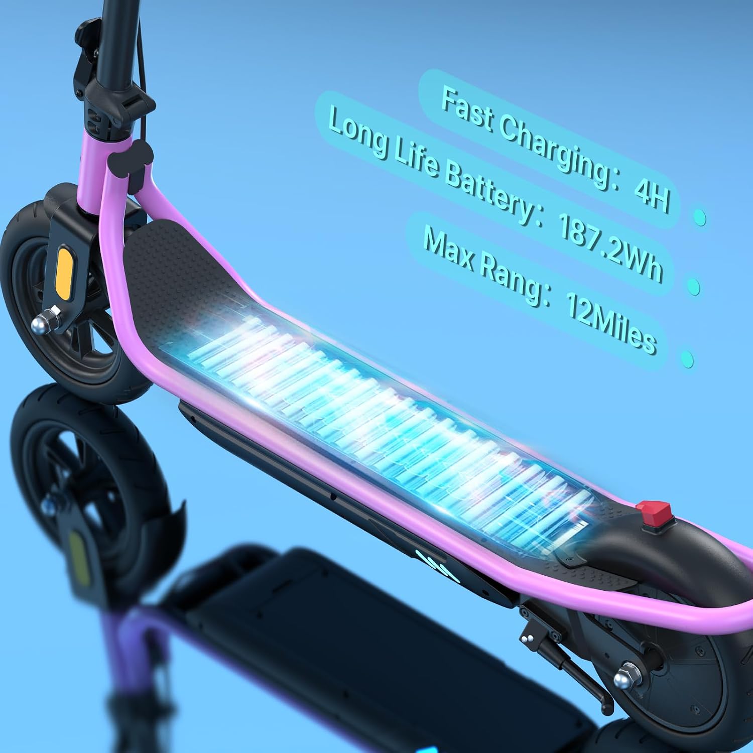 Gotrax Electric Scooter for Adults, Max 12 Mile Range & 15.5Mph by 250W Motor, 8.5' Front Air & Rear Solid Tires, Max Load 220lbs & Big Display with Cruise Control, Foldable EScooter EABS & Drum Brake