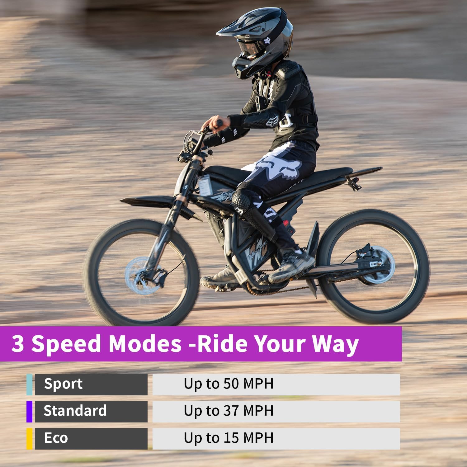 Bootime GT73 PRO/ GT73 Electric Dirt Bike for Adults Teens - 3000W/ 2500W Motor 50/37 MPH High-Speed, 25' Fat Tires & Dual Removable Battery(60V/48V) | All-Terrain Off-Road eBike for Snow, Sand