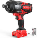 ACROPOW Cordless Impact Wrench Compatible with Milwaukee 18V Battery， 3/4' 1850FT-LBS Brushless High Torque Impact Driver, Auto-Stop Reverse, Variable Speed Heavy Duty Impact Gun(Bare Tool)