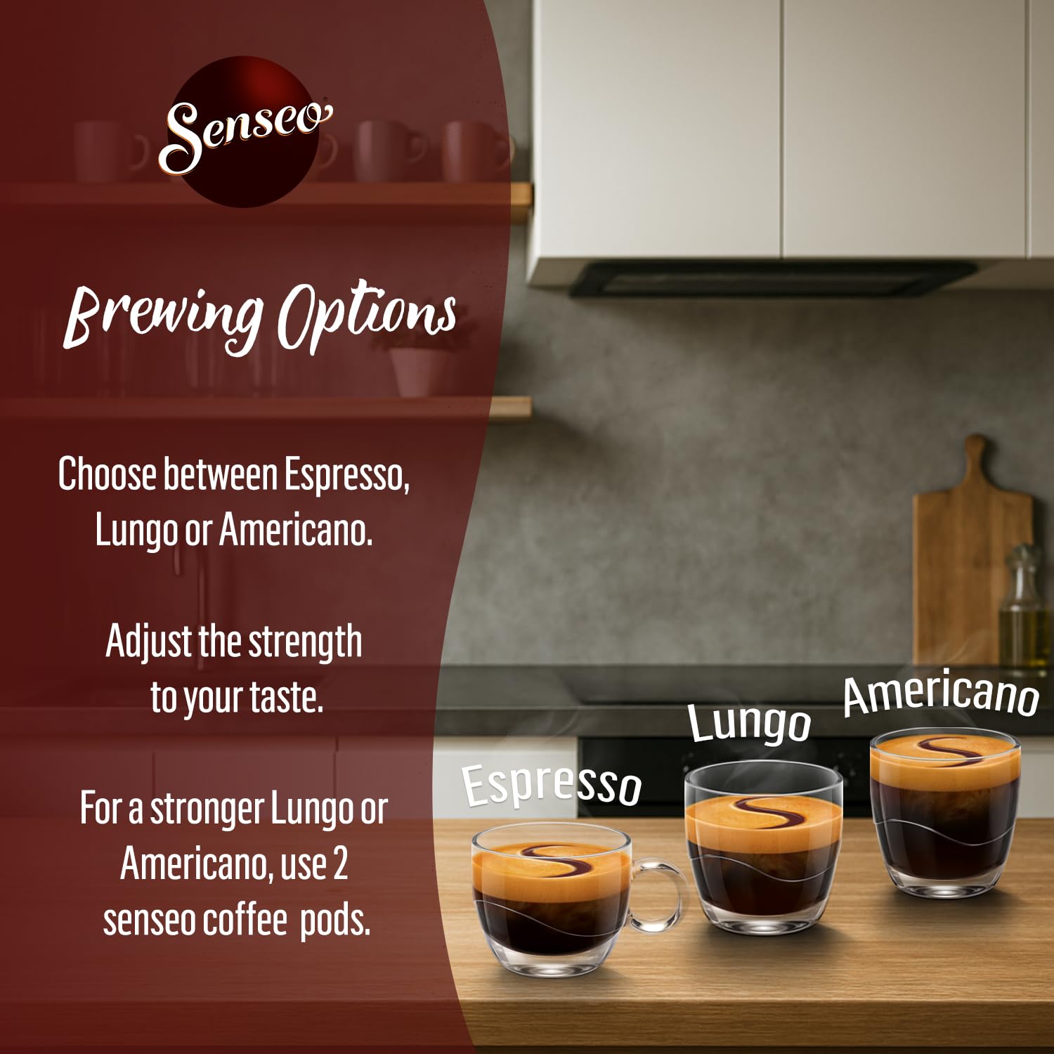 Senseo Strong Dark Roast Coffee Pods – 144 Count (3 Packs) – Bold & Intense Flavor with Rich Crema – Single-Serve Coffee Pads Compatible with Senseo & PeleCom Machines
