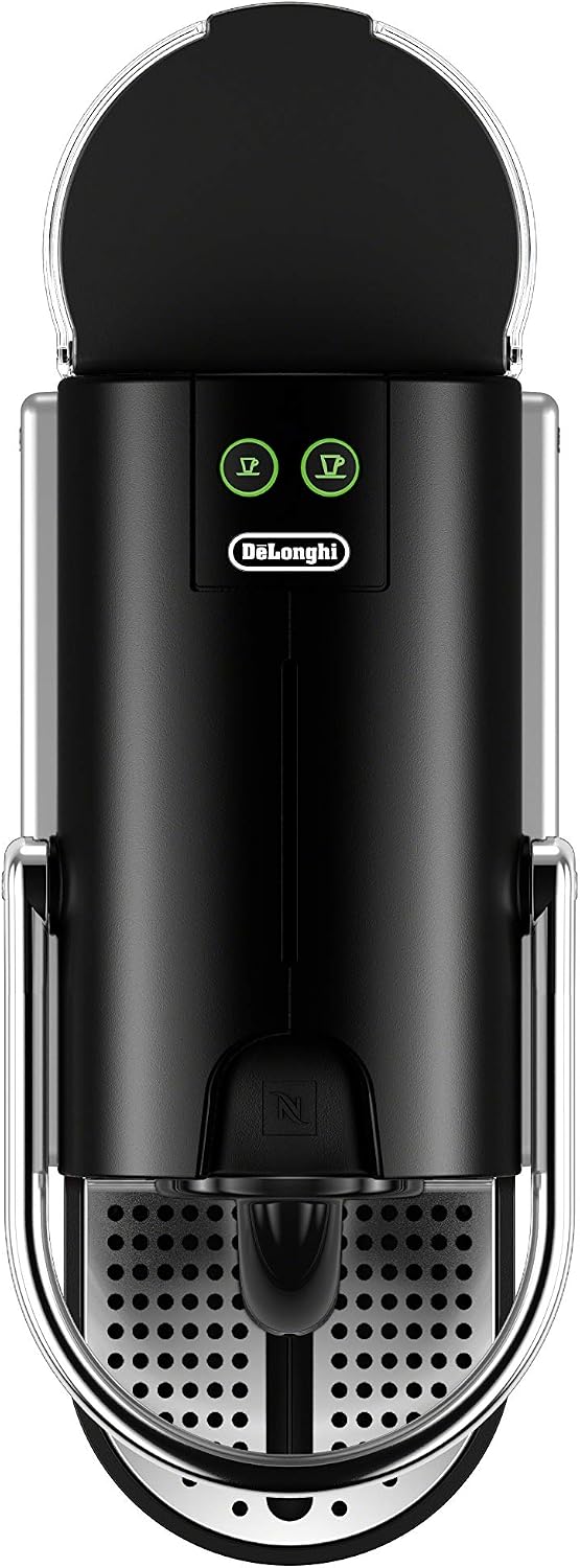 Nespresso Pixie Coffee and Espresso Machine by De'Longhi with Milk Frother, Aluminum, 34 ounces