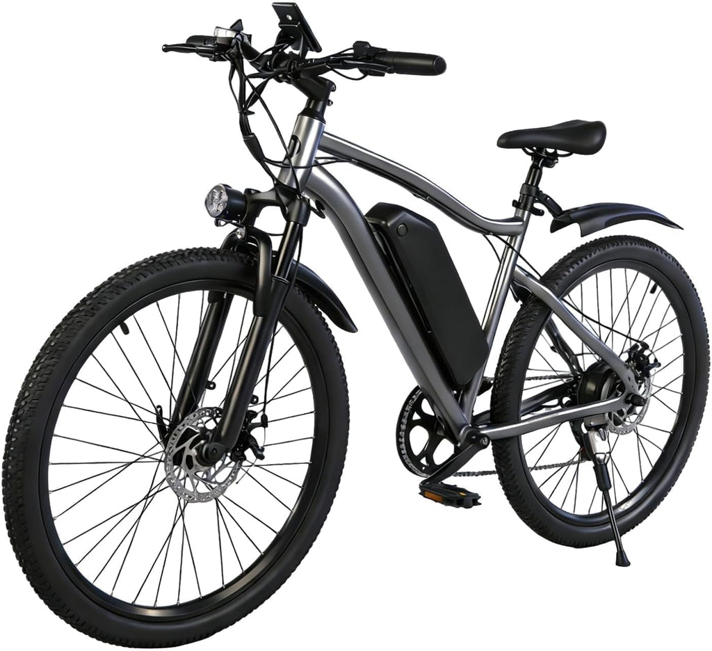 Electric Bike for Adults, Peak 750W Brushless Motor, Top Speed 25 mph, Range 35-40 Miles, 26-inch Mountain E-Bikes, Unisex Commuter Suitable Cit/Mountain/Road Use，7 Speed/UL Certified ebikes