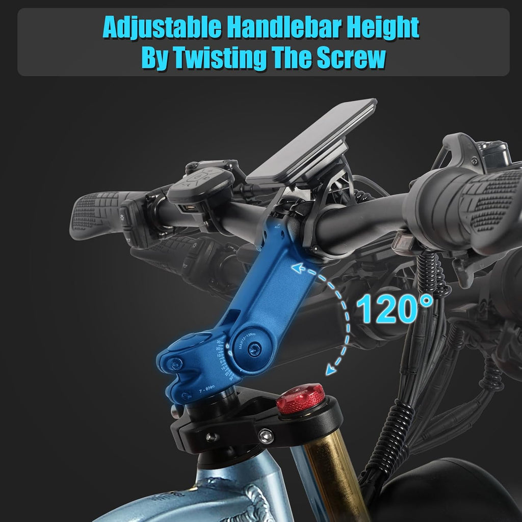 2026 Dual Motor Electric Bike for Adults AWD 5000W/3000W Peak 40 MPH/30 MPH E Dirt Bike, 52V/48V Removable Battery 65/80/150 Miles Max Long Range with Full Suspension 26' Fat Tires Mountain Bike