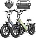 Jasion X Hunter ST 20' Electric Bike for Adults,Peak 1400W Motor,30MPH Max Speed Foldable Ebike,71 Miles Range Folding E Bicycles,624WH Battery,Hydraulic Disc Brakes,UL 2849 Certified