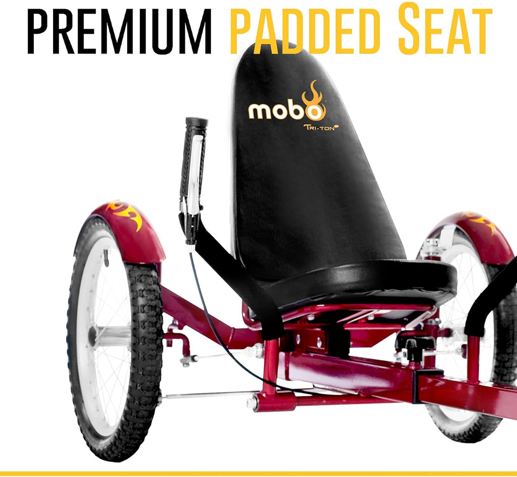 Mobo Triton Pro Adult Tricycle for Men & Women. Beach Cruiser Trike. Pedal 3-Wheel Bike