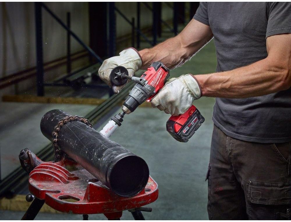 Milwaukee M18 FUEL 18-Volt Lithium-Ion Brushless 1/2 in. Hammer Drill/Driver XC Kit | Hardware Power Tools for Your Construction or Jobsite Needs