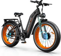 Electric Bike for Adults, 3000W Peak Dual Motor 52V 20AH Battery E Bike 26' x 4.0' Fat Tire Electric Mountain Bike Step-Thru Electric Bicycle for Women Men, Up to 38MPH