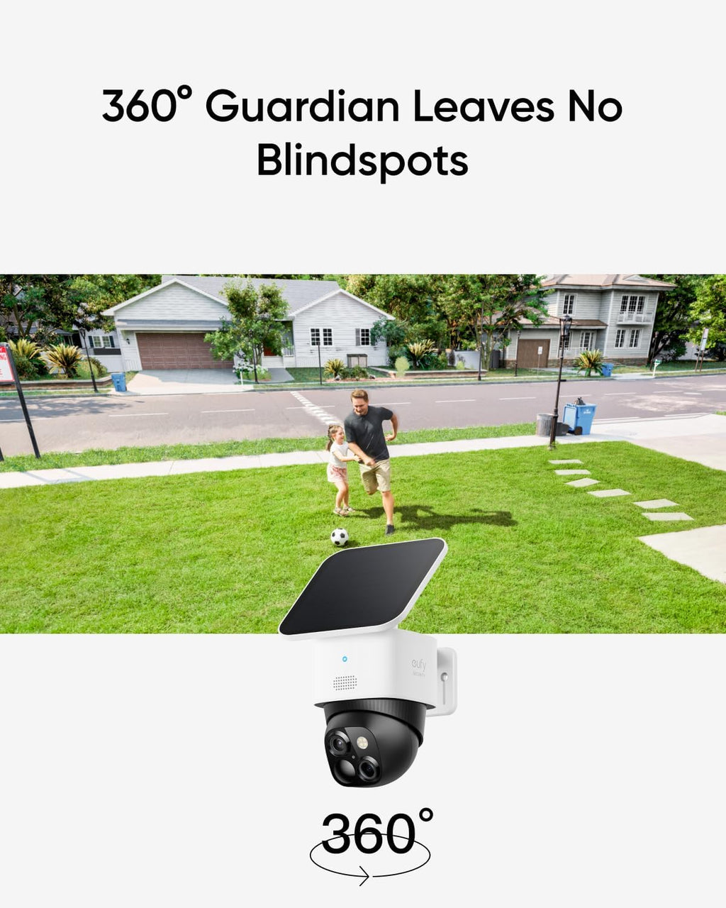eufy Security SoloCam S340 4-Cam Kit (HomeBase S380) with Video Doorbell E340, Solar Security Camera, No Monthly Fee