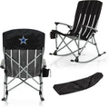 Picnic TIME NFL Unisex-Adult NFL Outdoor Rocking Camp Chair, XL Heavy Duty Camping Chair for Adults