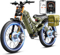 Romeo Pro-Ⅲ 50MPH Electirc Bike - [2025 Latest] 5600W Dual Motor 60V 80AH 250Miles Long Range Ebike for Adults, Air Full Suspension Electric Mountain Bike, 26' Fat Tire Off-Road E-Bicycle