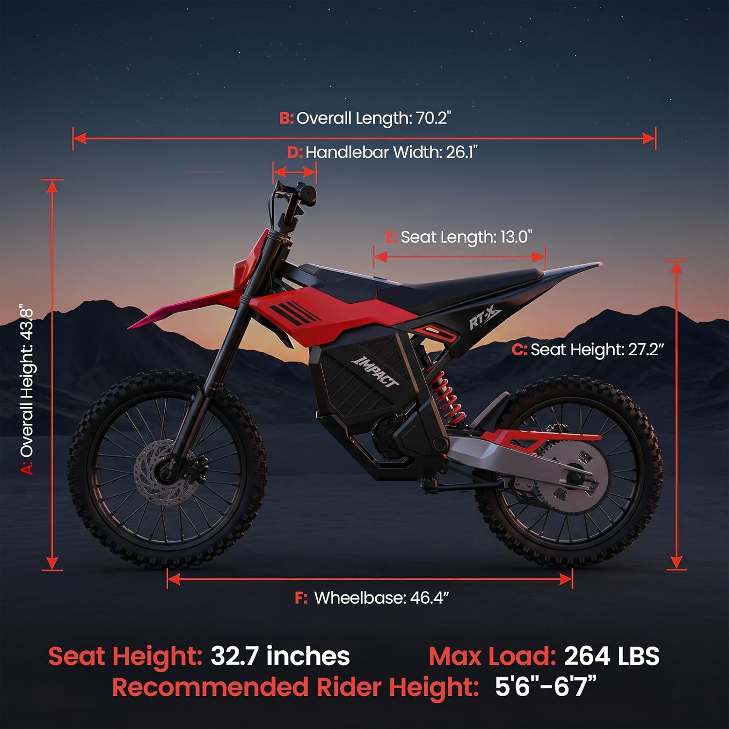 ESKUTE New 19' 17' Electric Motorcycle for Adults, 6500W Peak 53+MPH Mid-Drive Motor, Electric Motorcycle with 72V 30Ah 60-Mile Range Battery, Hydraulic Nitrogen Dual Shock Absorbers, RED