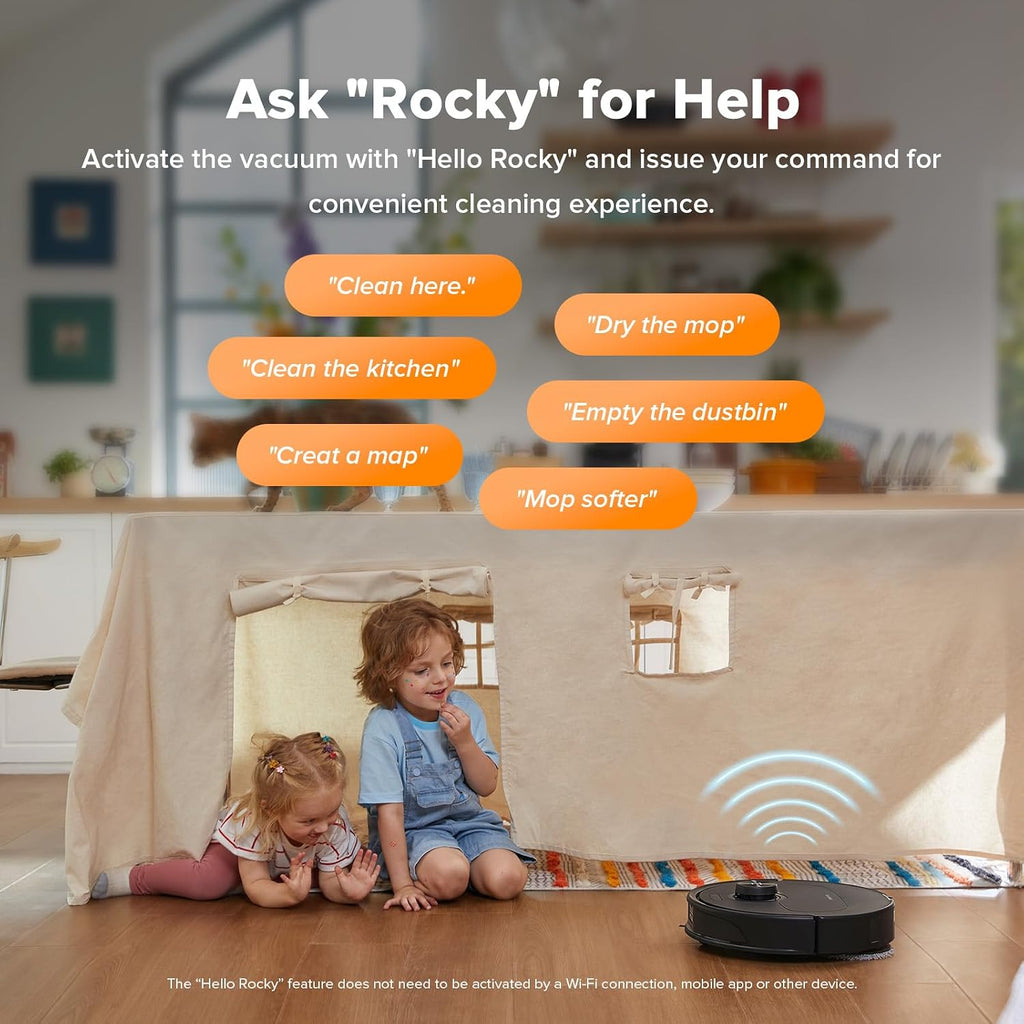 roborock Qrevo Master Robot Vacuum and Mop Combo, 10,000Pa Suction, FlexiArm Design Side Brush & Mop, Self-Emptying&Refilling, Dock Self-Cleaning, Black (Renewed)