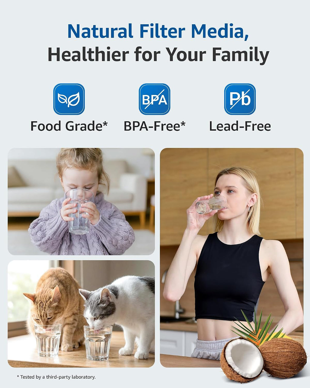 Maxblue MB-F19C Replacement for GE® RPWFE®, RPWF (with CHIP) Refrigerator Water Filter, Compatible with WSG-4, WF277, GFE28GMKES, PFE28KBLTS, GFD28GSLSS, PWE23KSKSS, GYE22HMKES, DFE28JSKSS, 6 Filters