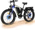 Forester 5000W Peak Dual Motor Electric Bike - 45 MiIe P-hour High-Speed, Fat Tire Ebike with 60V 25Ah Battery, 100+ Mile Range, Full Suspension & Hydraulic Brakes for Adult Off-Road Commuting