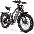 DriftGod Electric Bike for Adults, 3500W Ebike, 50MPH 100Miles Electric Mountain Bike, 26' X 4Fat Tire Adult Electric Bicycle with 52V 40AH Battery E Bikes, Full Suspension Electric Dirt Bike