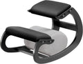 Adjustable Kneeling Chair, Wooden Ergonomic Chair Knee Chair Posture Chair - Improve Your Posture with an Angled Seat for Home,Office (Cylindrical Black)