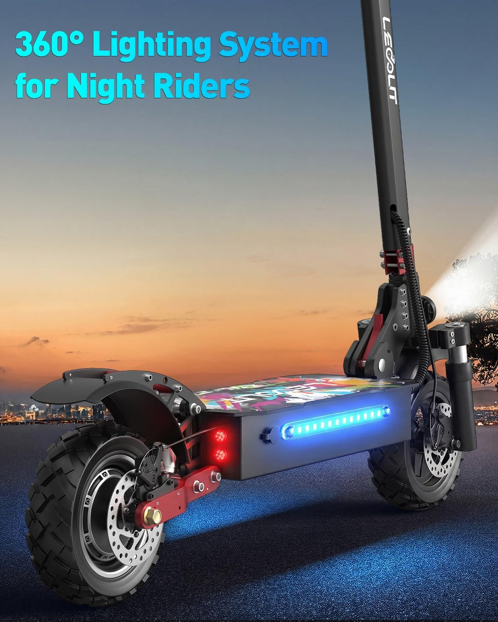 T88 Electric Scooter for Adults, 1500W Motor Max 31 MPH & 40 Miles Range, 10' Off-Road Pneumatic Tires, Dual Suspension & Disc Brakes, NFC & Password Unlock, Heavy Duty Foldable Scooter