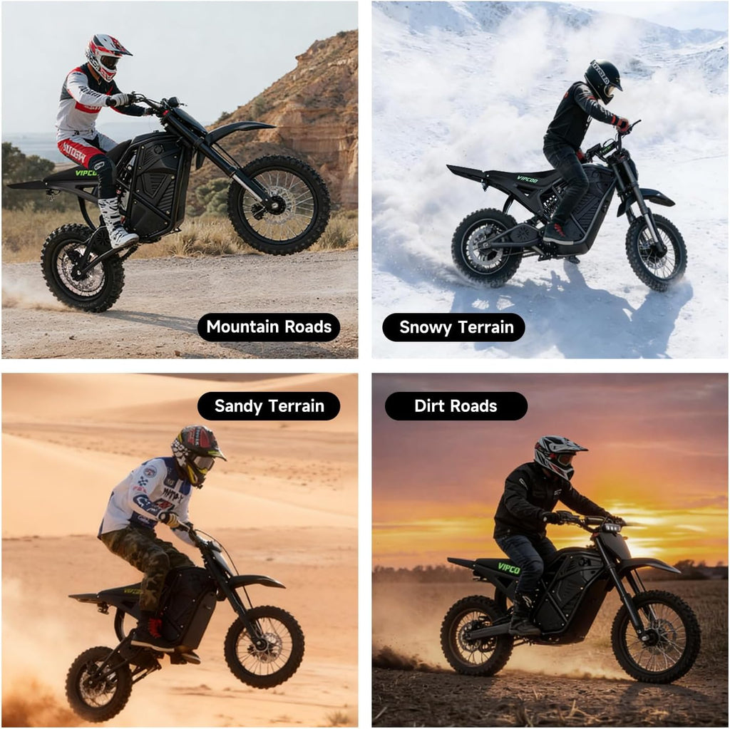 Electric Dirt Bike for Teens Adults, 3500W 40 MPH E Moto Dirtbike, UL Certified Electric Motorcycle Fit Age 13+, 48V 23AH Battery Off Road Fat Tires Ebike, Dual Hydraulic Brakes, Adjustable Suspension