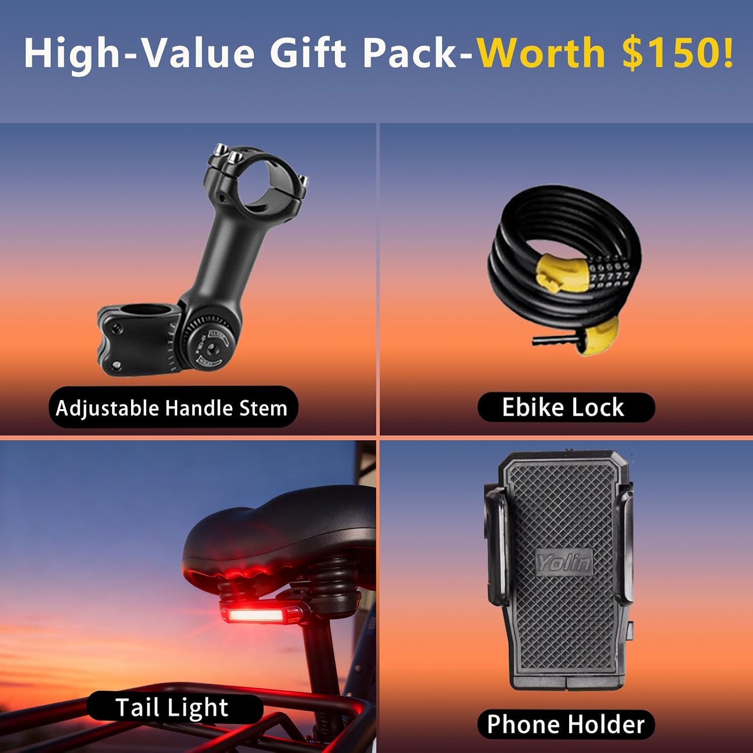 9000W Dual Motor Ebike for Adults, 46MPH Fast Electric Bike for Men Women, 60V 1560Wh Battery Up to 105Miles, 24' Fat Tire E-Bike, Lockable Suspension Electric Bicycle for Off-Road Snow All Terrain