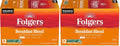 Folgers Breakfast Blend Mild Roast Coffee, 12 Keurig K-Cup Pods (Pack of 2)