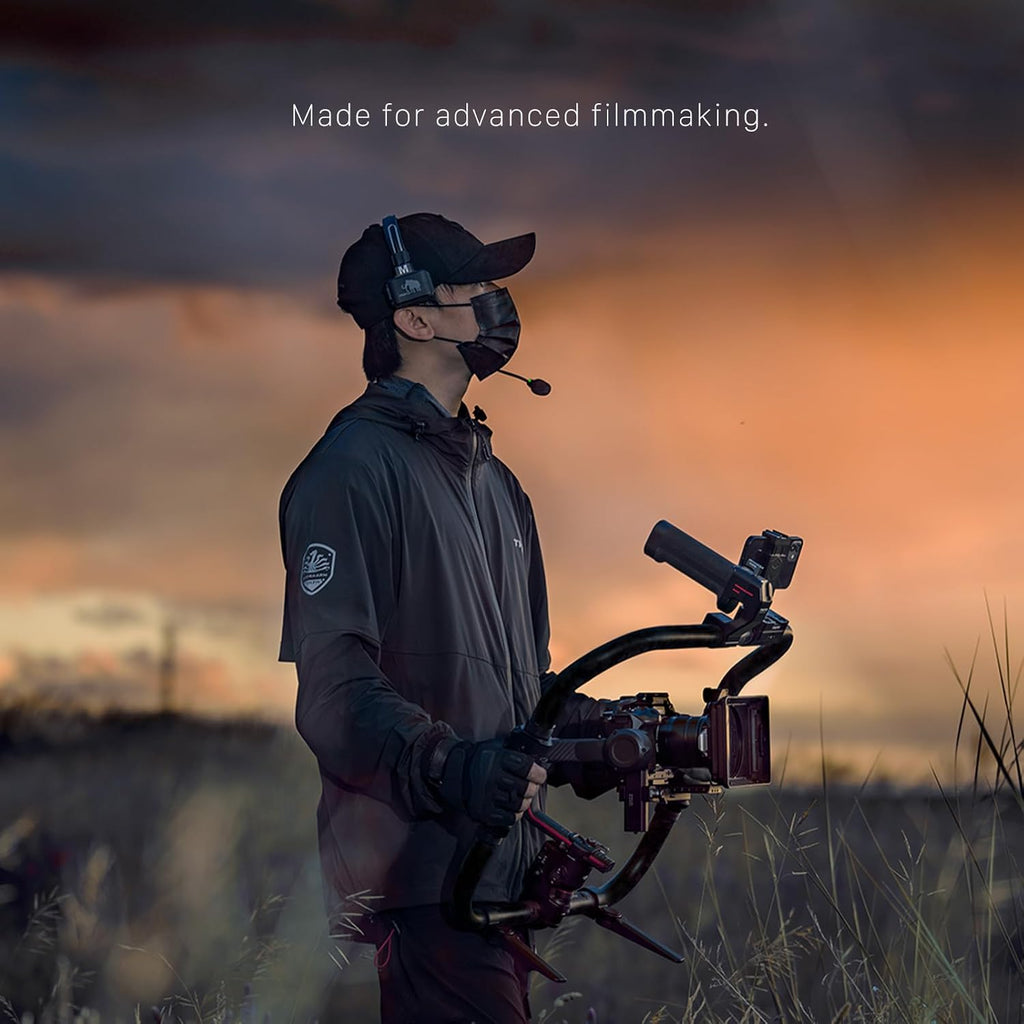 Tilta Basic Ring Grip Plus Control Kit Compatible with DJI RS2, RS3 Pro, RS4, RS4 Pro, RS5 | Wireless Gimbal Control | Dual Handle Support System