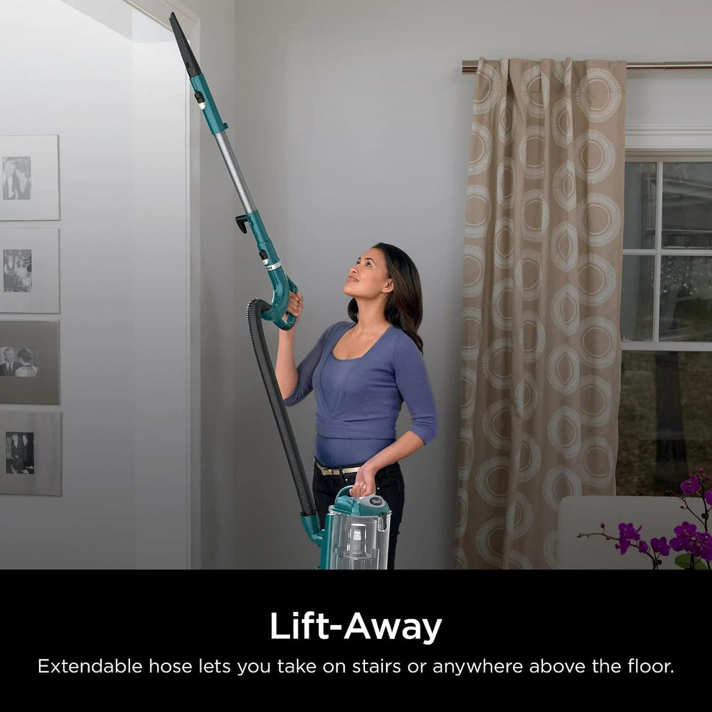 Shark CU512 Lift-Away XL Upright Vacuum with Crevice Tool, Teal (Renewed)
