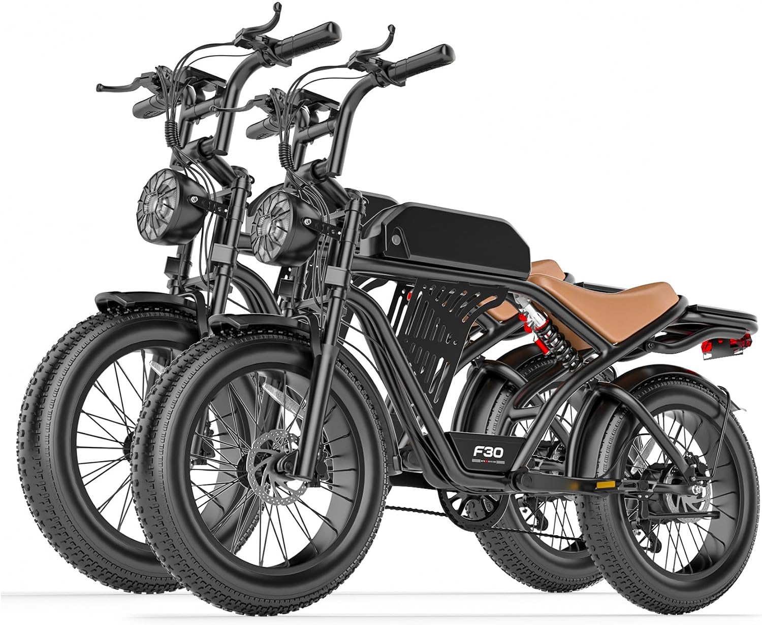 ASKGO Electric Bike for Adults, 2500W Peak Motor, 32MPH & 100 Miles, 48V 20Ah Large Battery, NFC & Password Unlock, Electric Dirt Bike with LCD, Dual Suspension & Brakes, 20' Fat Tire Off-Road Ebike