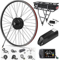 BAFANG 48V 500W/750W Rear Hub Motor Kit 20'/26'/27.5'/700C Rear Wheel Electric Bike Conversion kit Ebike Conversion Kit with Optional Battery&Display