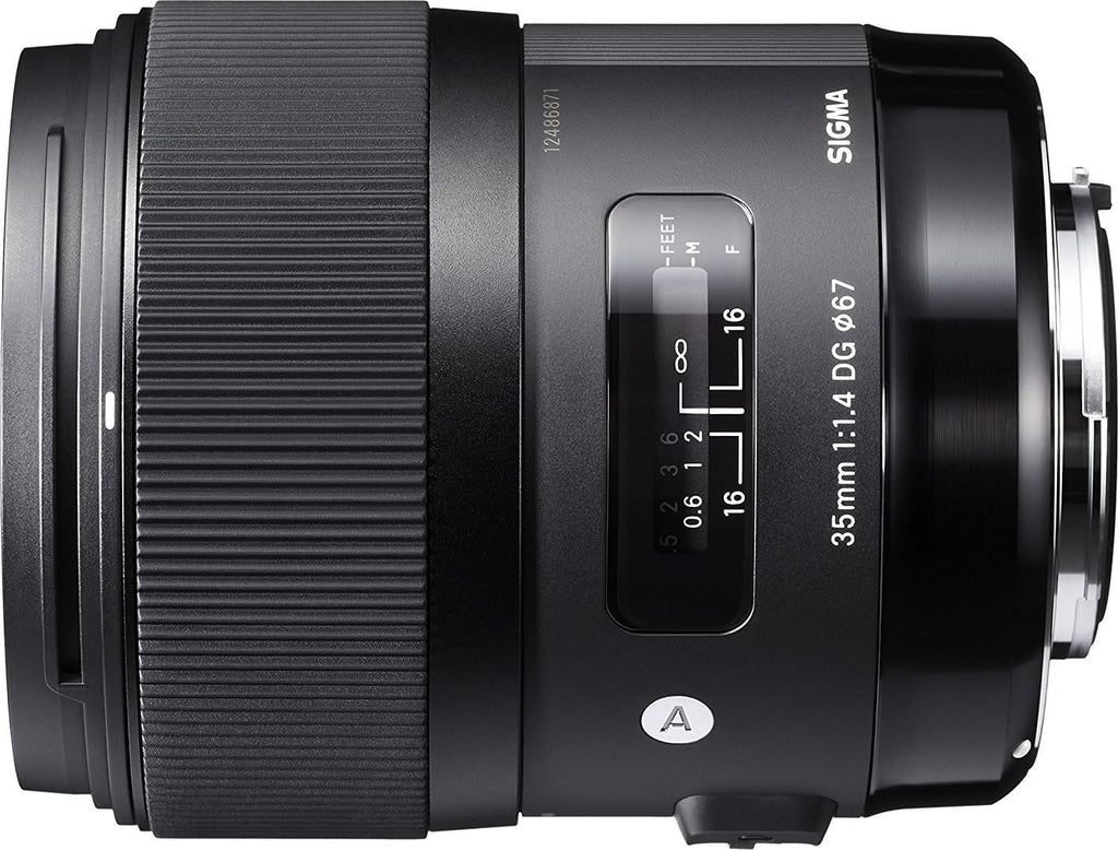 Sigma 35mm f/1.4 DG HSM Art Lens (for Canon DSLR Camera) Bundle Includes Manufacturer Accessories + Sunshine Photo Basic Bundle...