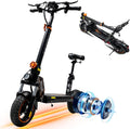 Electric Scooter for Adults, 5600W/1500W/1200W/800W Motor Fast Electric Scooter, 46/40/35 MPH Top Speed, 27Ah/20.8Ah/15.6Ah Battery, 10/11' Off Road Tire Foldable E-Scooter for Commuter Outdoor campus