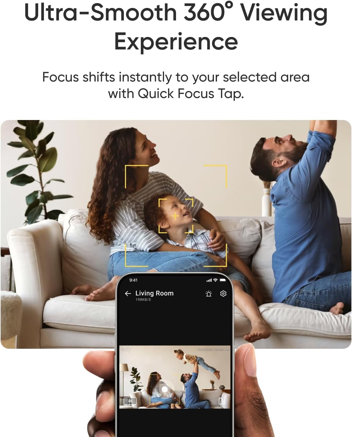 eufy Security Indoor Camera E30 with 4K UHD, 360° Coverage, Color Night Vision + HomeBase 3,eufy Edge Security Center, Local Expandable Storage up to 16TB, No Monthly Fee (Bundle)