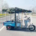 Adult Electric Tricycle Bike Covers, Electric Tricycle Fully Enclosed Awning, Protect 3-Wheel Bike from Rain, Dust, Debris, and Sun(Green 2,90*70cm)