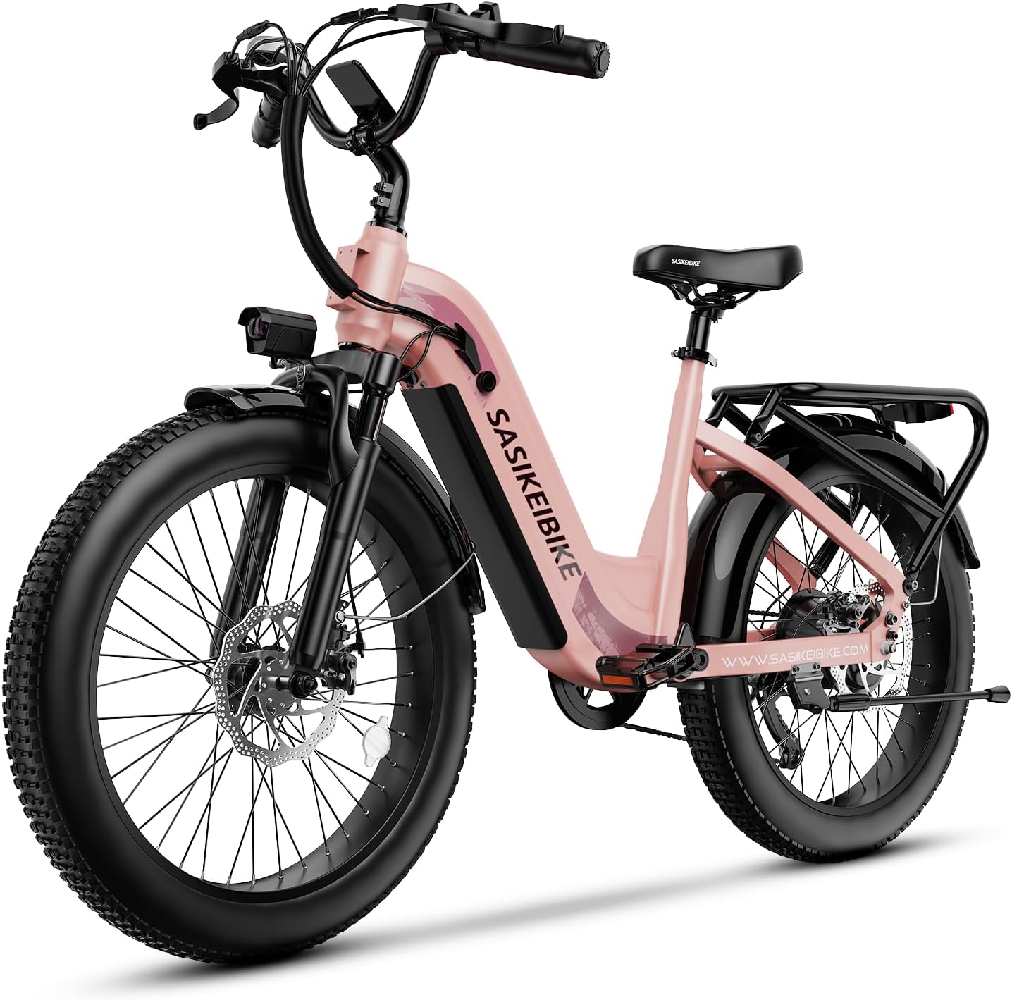 Electric Bike for Adults,1000W/1500W Peak Motor Ebike, 48V 15/20Ah Removable Battery, Electric Commuting Mountain Bike, Step Thru Ebike with 80 Miles Electric Bicycle,7 Speed UL Certified