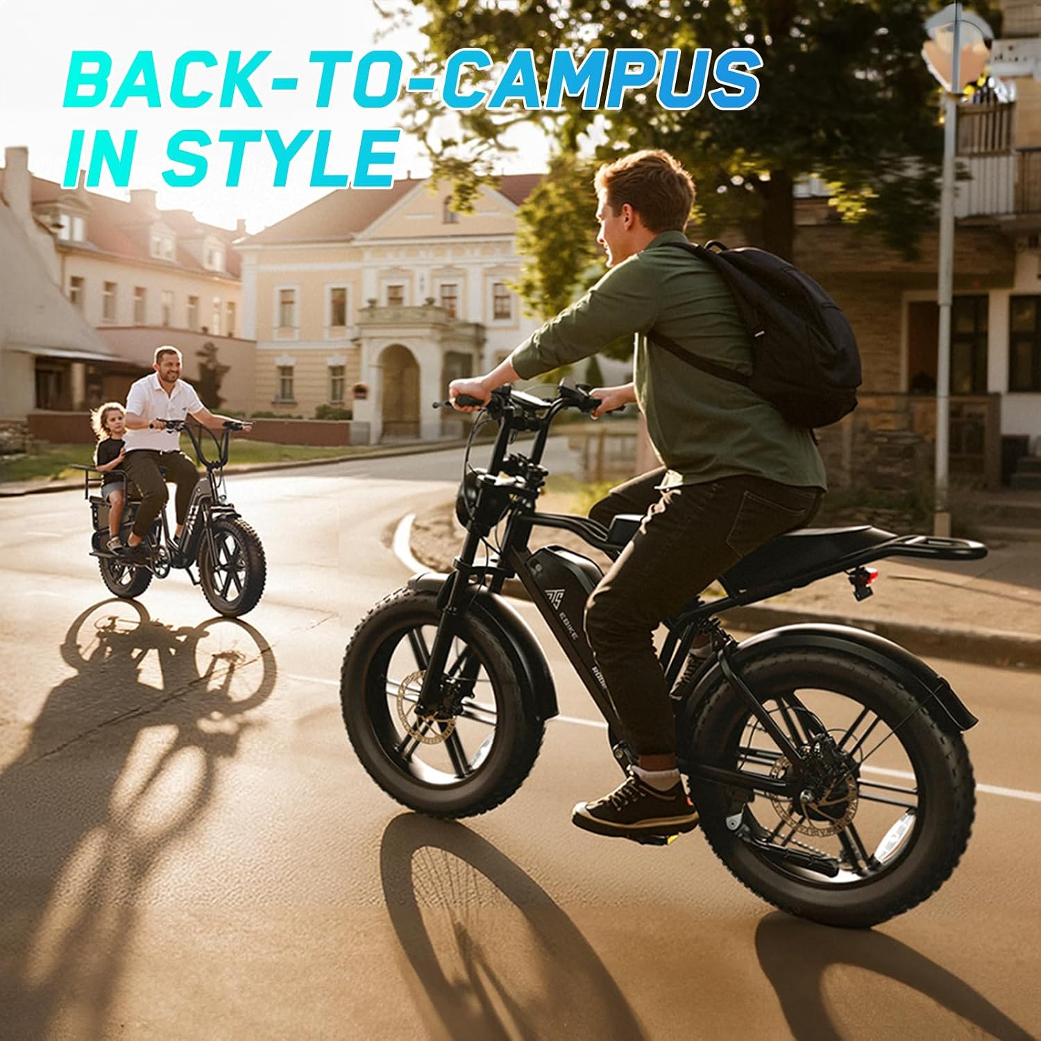 TST Electric Bike for Adults, 1500W Peak Motor 60/100 Miles Fat Tire Ebike with 48V 15Ah/25Ah Removable Battery 20' Electric Dirt Bike Full Suspension and 7-Speed