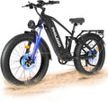 Falcon 60V 32AH Off-Road Electric Bike - 5000W Dual Motor Hunting Ebike, Fat Tire Full Suspension Dirt Bike for Adults, Long Range Snow/Sand Electric Bicycle