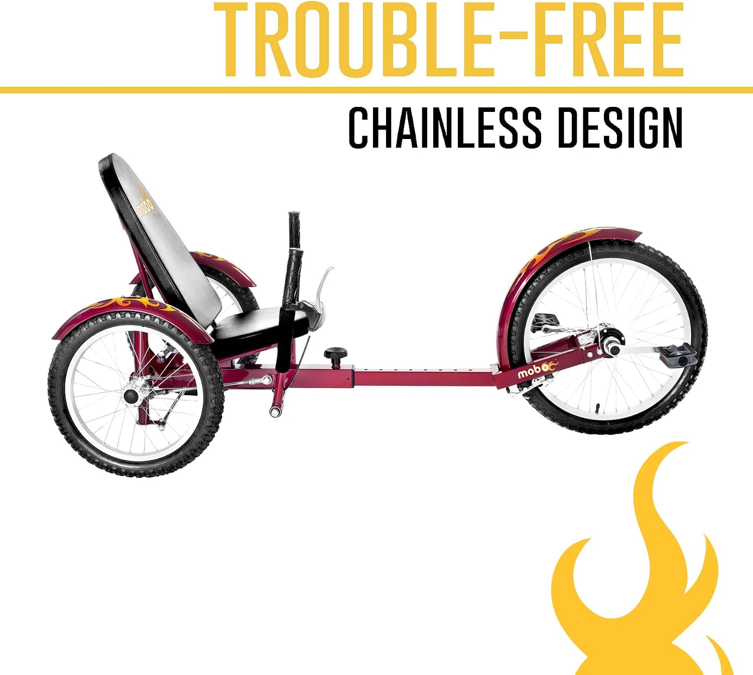 Mobo Triton Pro Adult Tricycle for Men & Women. Beach Cruiser Trike. Pedal 3-Wheel Bike