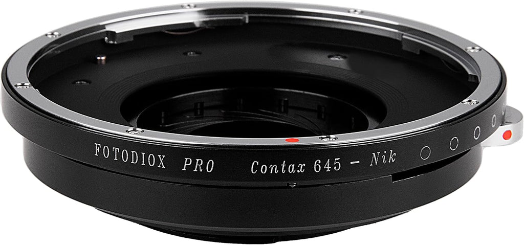 Fotodiox Pro IRIS Lens Mount Adapter Compatible with Contax 645 Lenses to Nikon F-Mount Cameras
