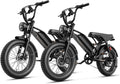 Jasion 3000W Electric Bike for Adults,Electric Dirt Ebike 80 Miles Range,Moped Style E Bike 32 MPH,20'*4 Fat Tire Off Road Bike with Cruise Control,Dual Suspension E Motorcycle,with Footrest
