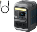 Anker SOLIX C300 Portable Power Station with Car Charging Cable, Outdoor 288Wh LiFePO4 Battery, 300W (600W Surge) Solar Generator, 140W Two-Way Fast Charging, for Camping, Traveling, and Emergencies.