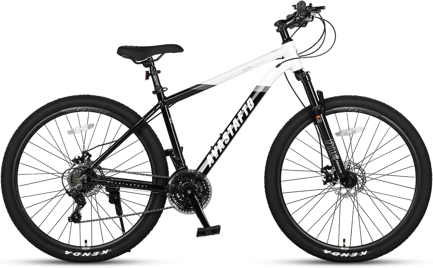 AVASTA Earth 26 27.5 inch Mountain Bike with 21-Speed, Aluminum Frame, Dual Disc Brake, Comfortable Saddle, Multiple Colors