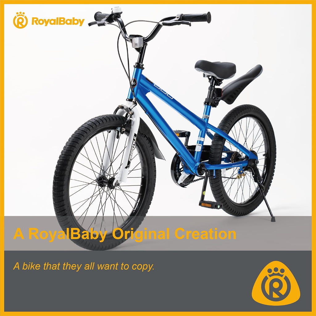 RoyalBaby Kids Bike with Dual Handbrake for Beginners,12 14 16 18 20 Inch Bicycle for Boys & Girls Ages 3-10 Years