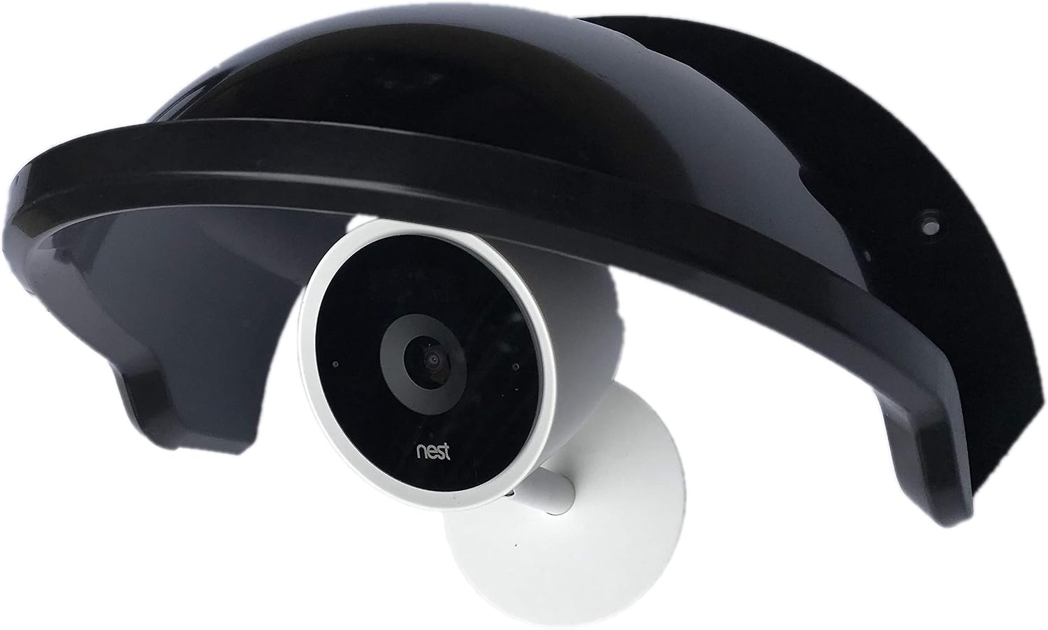 Universal Sun Rain Shade Camera Cover Shield for Nest/Ring/Arlo/Dome/Bullet Outdoor Camera - BLACK (10)